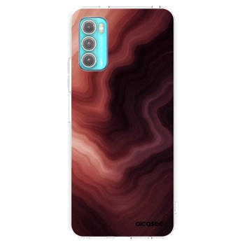 Picasee silikónový prehľadný obal pre Motorola Moto G60 - Rouge