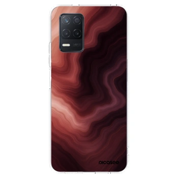 Picasee silikónový prehľadný obal pre Realme 8 5G - Rouge