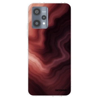 Picasee silikónový prehľadný obal pre Realme 9 Pro 5G - Rouge