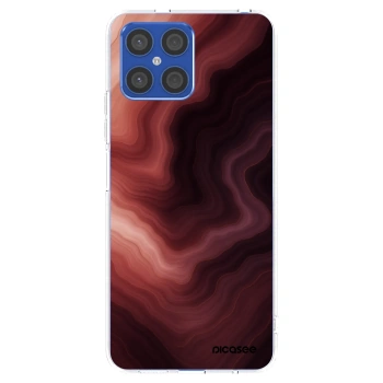 Picasee silikónový prehľadný obal pre Honor X8 4G - Rouge