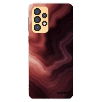 Picasee silikónový prehľadný obal pre Samsung Galaxy A33 5G A336 - Rouge