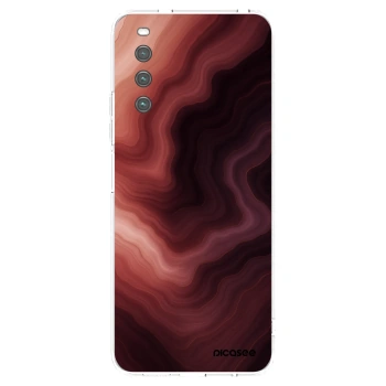 Picasee silikónový prehľadný obal pre Sony Xperia 10 IV 5G - Rouge
