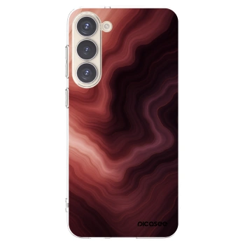 Picasee silikónový prehľadný obal pre Samsung Galaxy S23+ 5G - Rouge