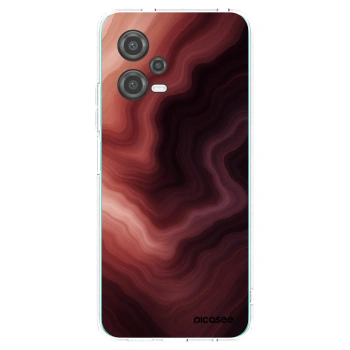 Picasee silikónový prehľadný obal pre Xiaomi Poco X5 - Rouge