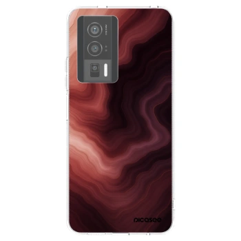 Picasee silikónový prehľadný obal pre Xiaomi Poco F5 Pro 5G - Rouge