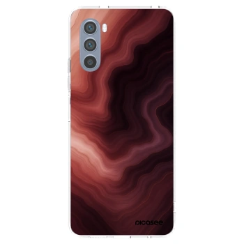 Picasee silikónový prehľadný obal pre Motorola Moto G62 - Rouge