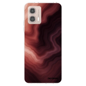 Picasee silikónový prehľadný obal pre Motorola Moto G53 5G - Rouge
