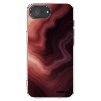 Picasee silikónový prehľadný obal pre Apple iPhone 16e - Rouge
