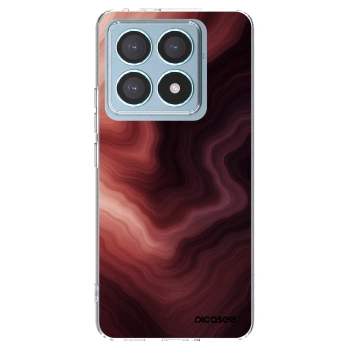 Picasee silikónový prehľadný obal pre Xiaomi 14T Pro - Rouge