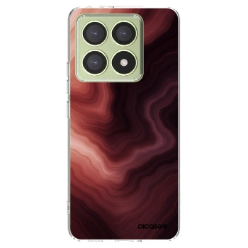 Picasee silikónový prehľadný obal pre Xiaomi 14T - Rouge
