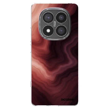 Picasee silikónový prehľadný obal pre Xiaomi Redmi Note 14 Pro+ 5G - Rouge