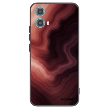 Picasee silikónový čierny obal pre Motorola Moto G34 5G - Rouge