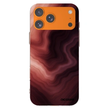 Picasee silikónový prehľadný obal pre Apple iPhone 17 Pro Max - Rouge