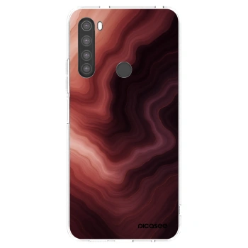 Picasee silikónový prehľadný obal pre Xiaomi Redmi Note 8 - Rouge