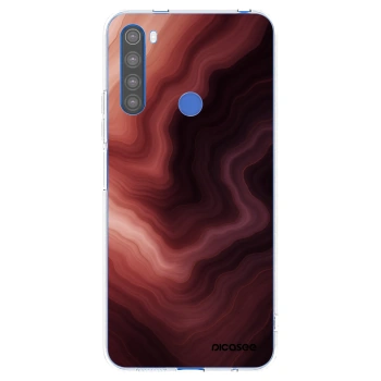 Picasee silikónový prehľadný obal pre Xiaomi Redmi Note 8T - Rouge