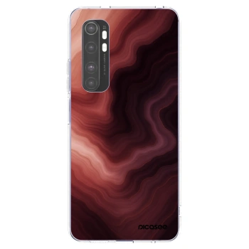 Picasee silikónový prehľadný obal pre Xiaomi Mi Note 10 Lite - Rouge