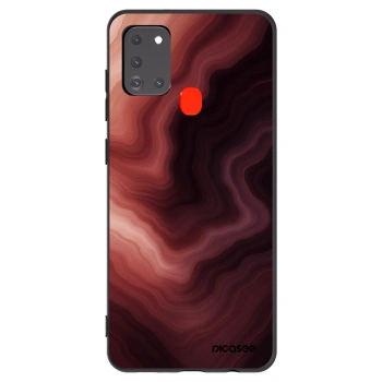 Picasee silikónový čierny obal pre Samsung Galaxy A21s - Rouge