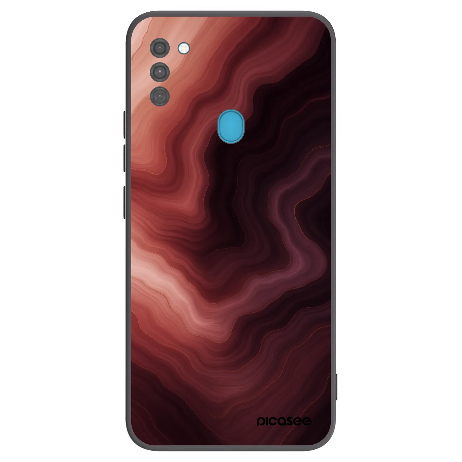 Picasee silikónový čierny obal pre Samsung Galaxy M11 - Rouge