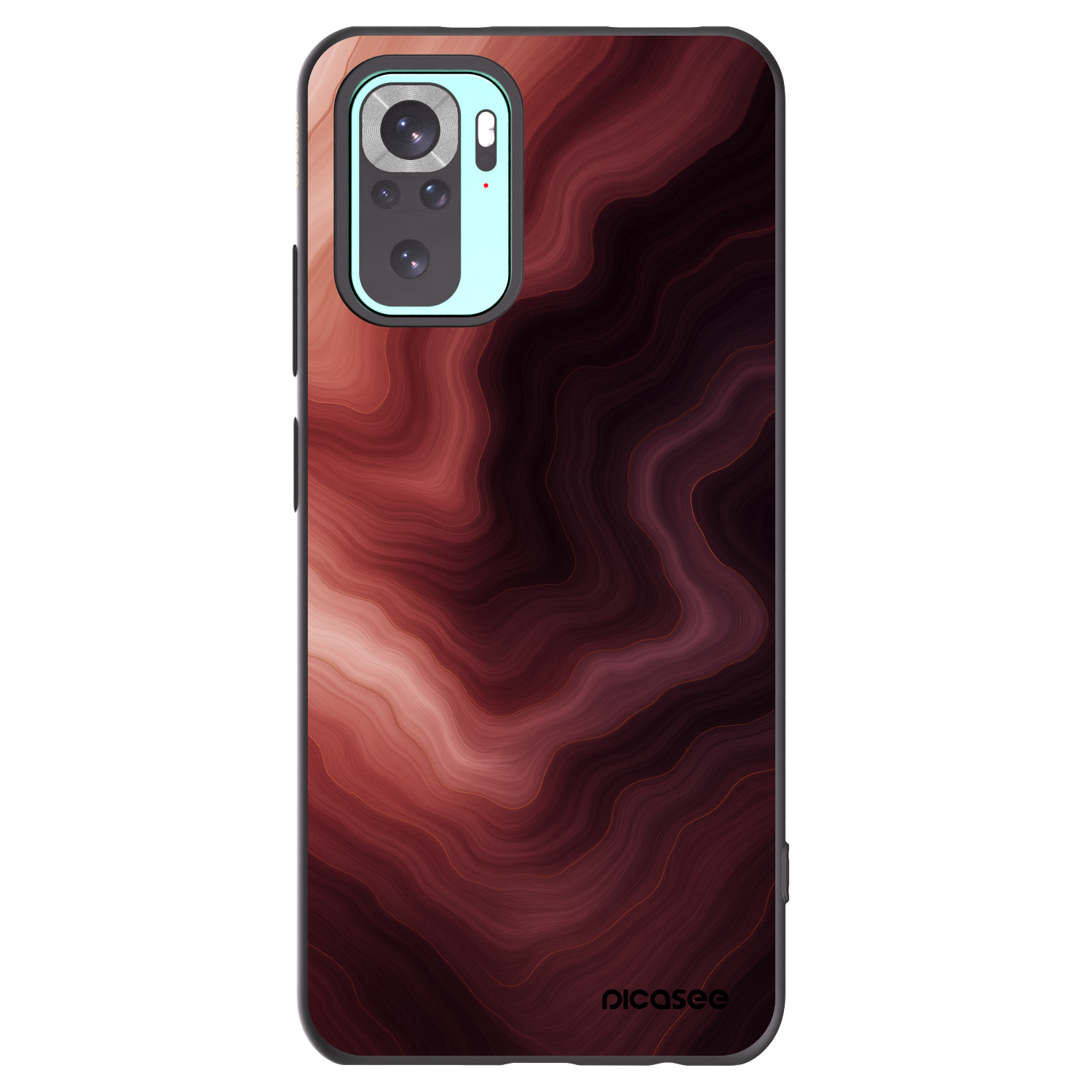 Picasee silikónový čierny obal pre Xiaomi Redmi Note 10 Pro - Rouge