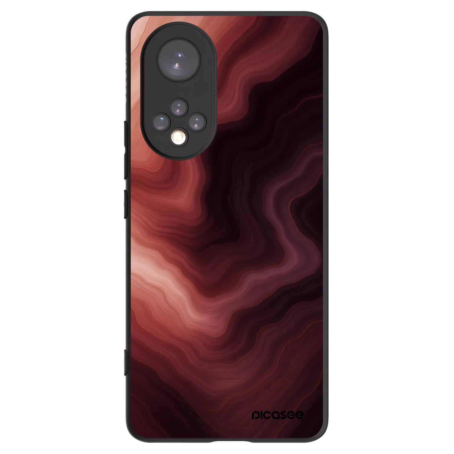 Picasee silikónový čierny obal pre Huawei Nova 9 - Rouge