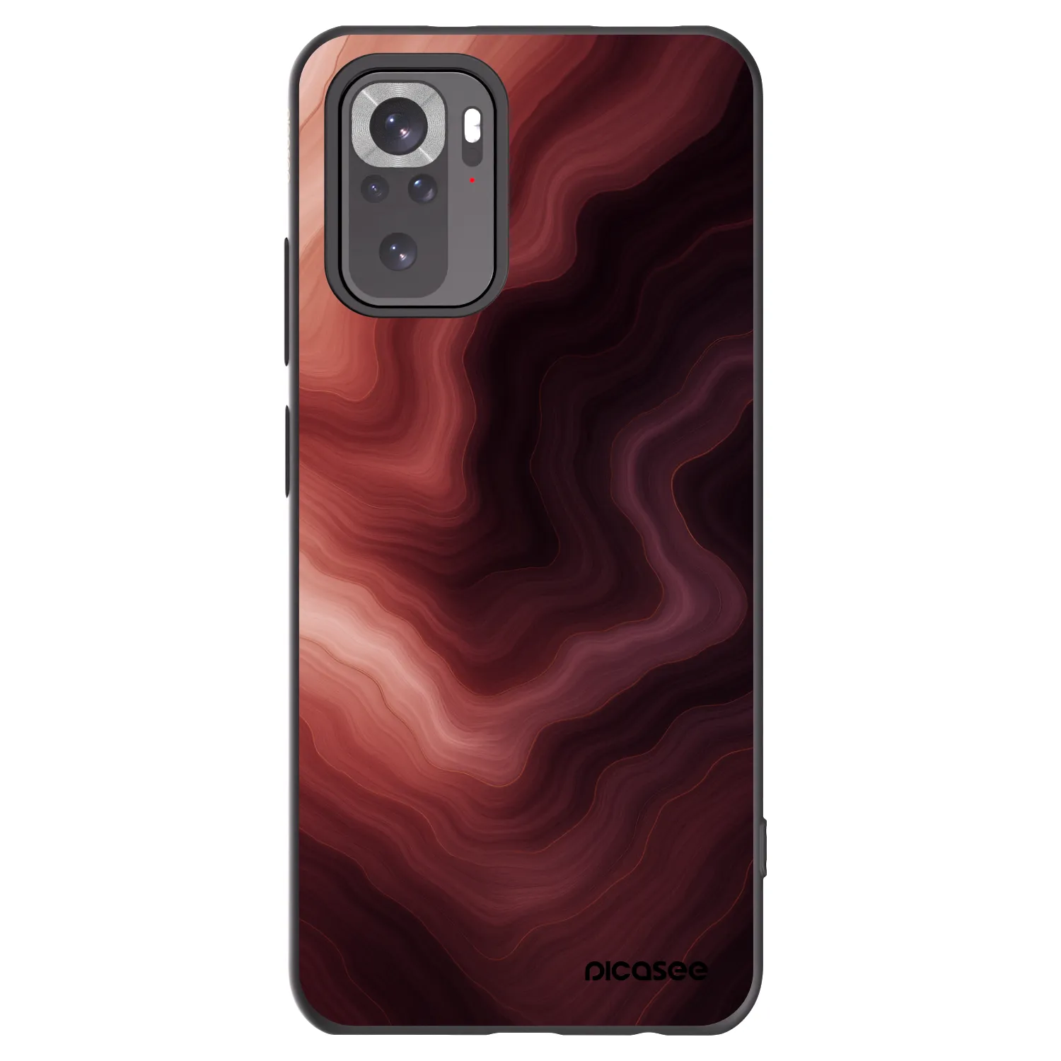 Picasee silikónový čierny obal pre Xiaomi Redmi Note 11S 4G - Rouge