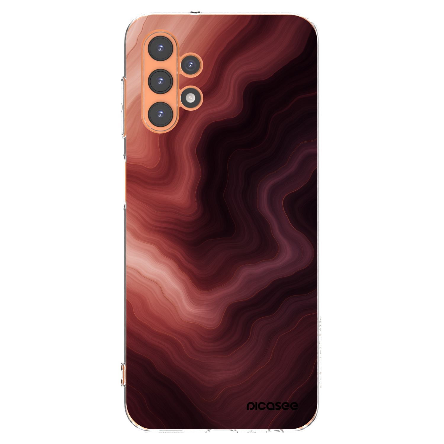 Picasee silikónový prehľadný obal pre Samsung Galaxy A13 4G A135 - Rouge