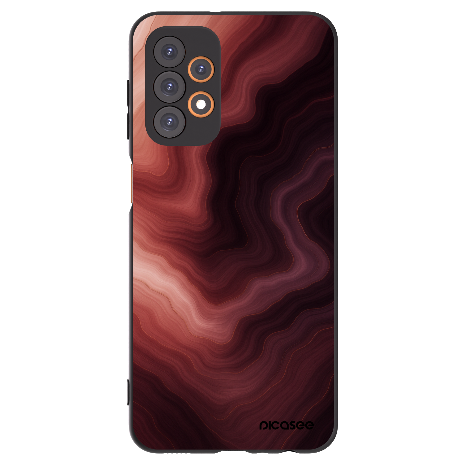 Picasee silikónový čierny obal pre Samsung Galaxy A23 A235F 4G - Rouge