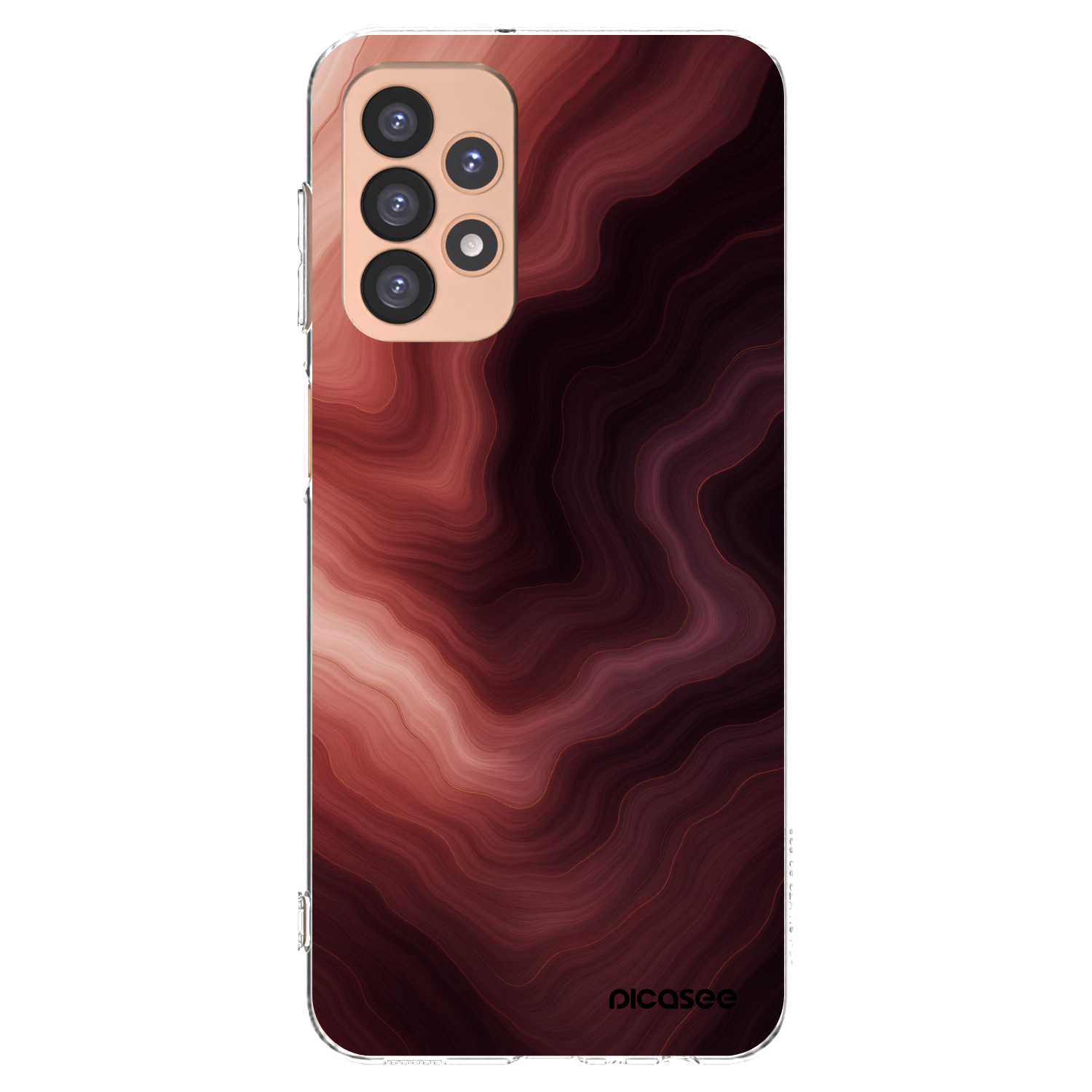 Silikónový prehľadný obal pre Samsung Galaxy A23 A236B 5G - Rouge
