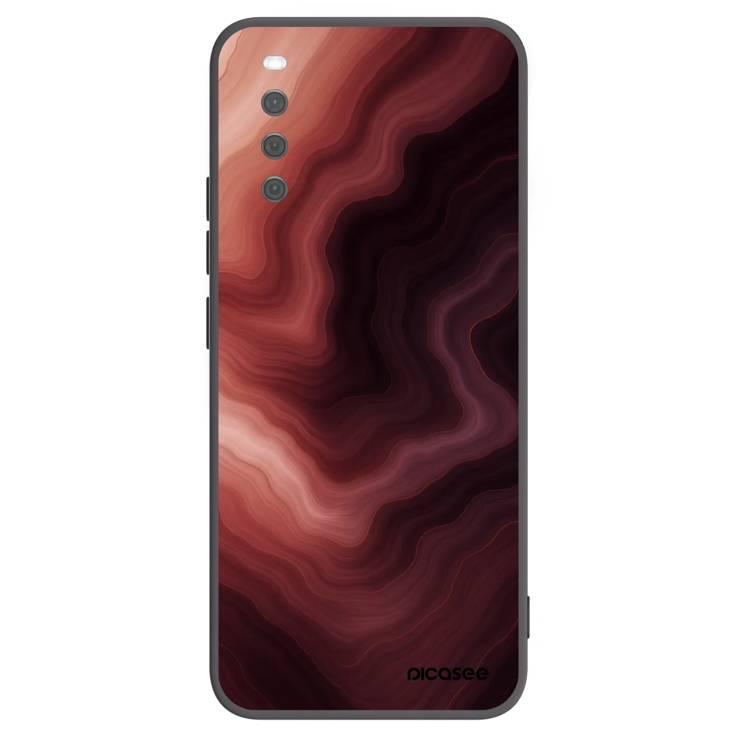 Picasee silikónový čierny obal pre Sony Xperia 10 III - Rouge