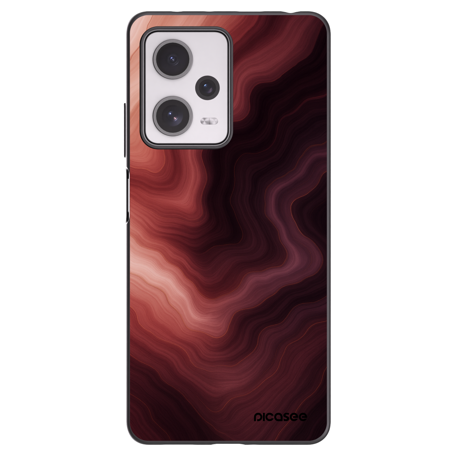 Picasee silikónový čierny obal pre Xiaomi Redmi Note 12 Pro+ 5G - Rouge