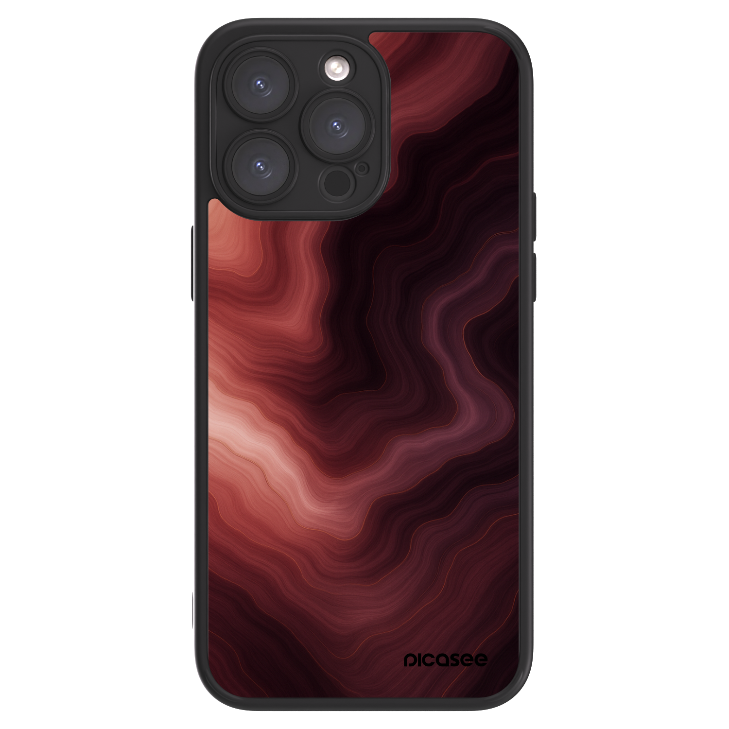 Picasee ULTIMATE CASE MagSafe pro Apple iPhone 15 Pro Max - Rouge