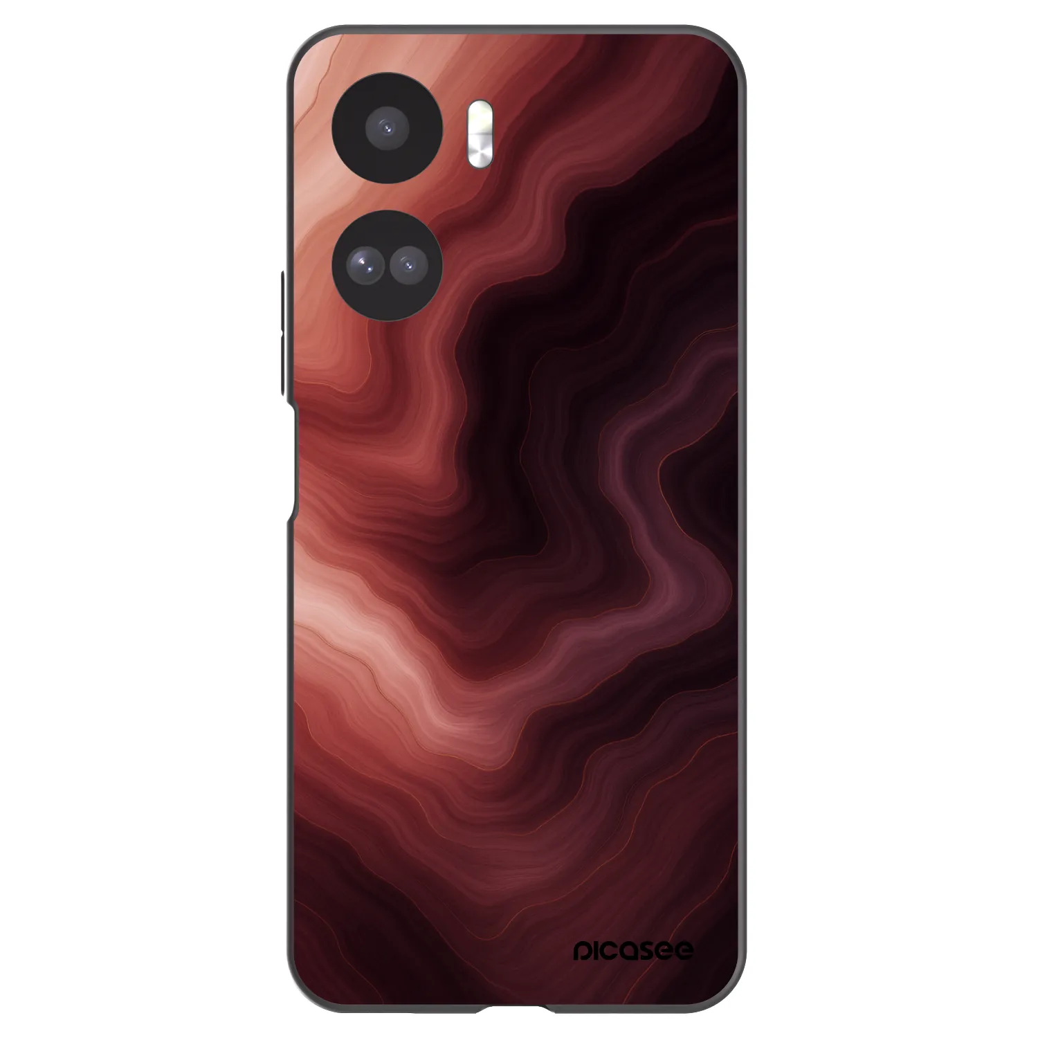 Picasee silikónový čierny obal pre Honor 90 Lite 5G - Rouge