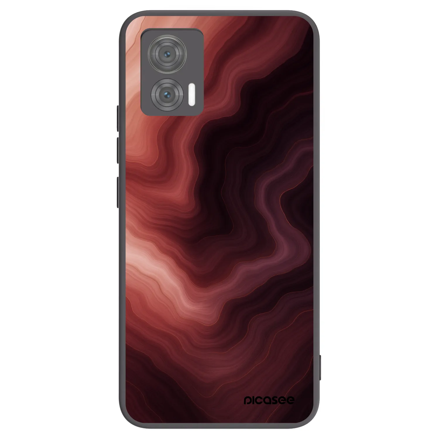 Picasee silikónový čierny obal pre Motorola Edge 30 Neo - Rouge