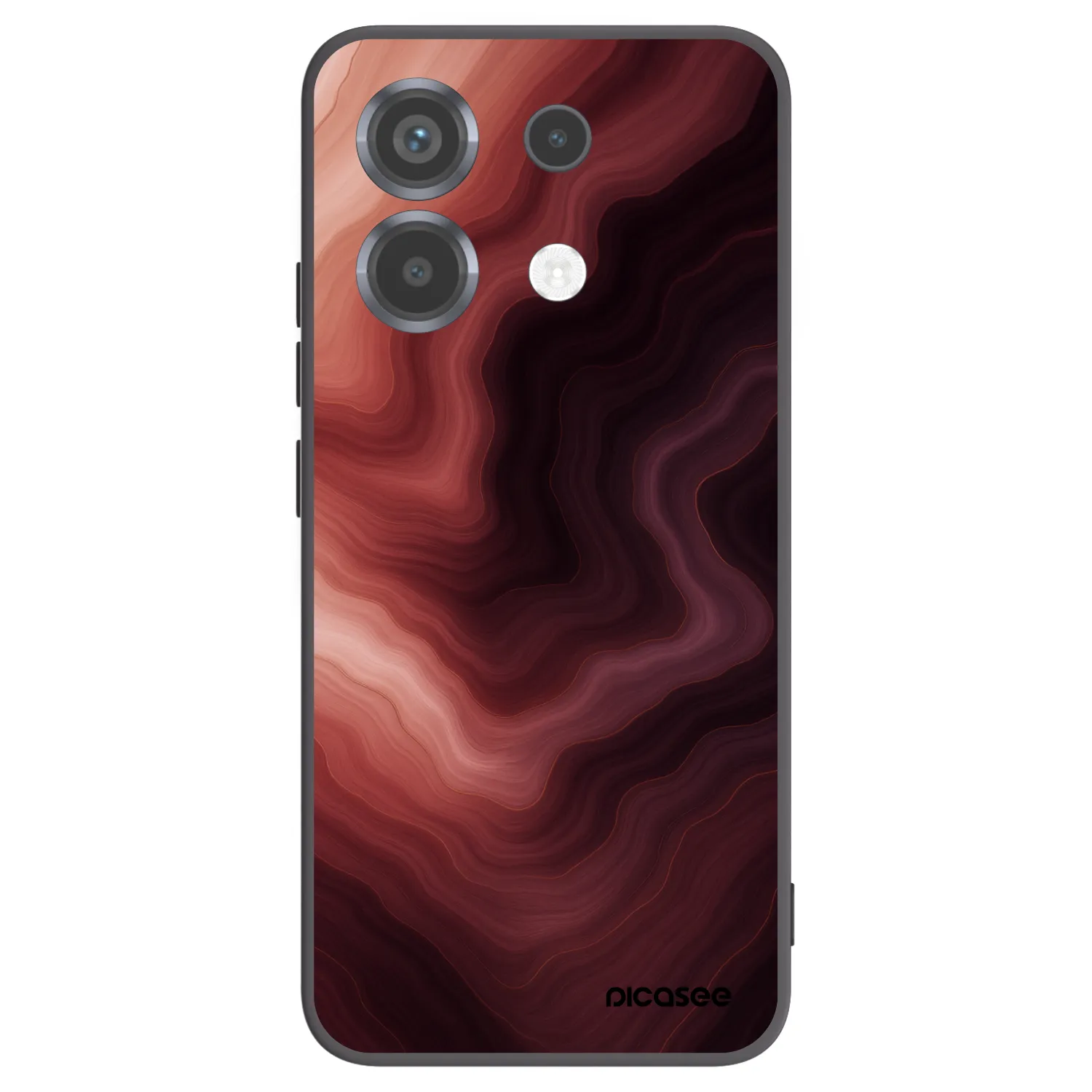Picasee silikónový čierny obal pre Xiaomi Poco X6 - Rouge