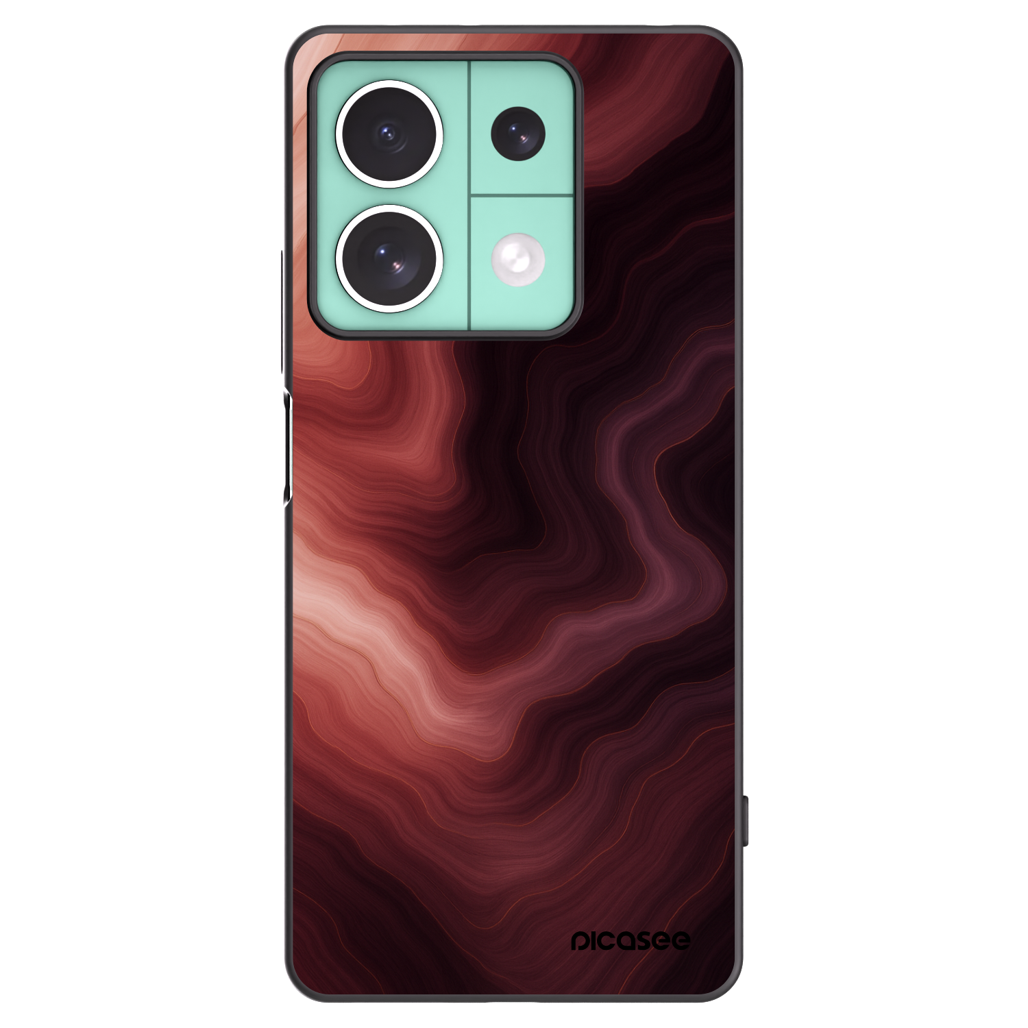 Picasee silikónový čierny obal pre Xiaomi Redmi Note 13 5G - Rouge