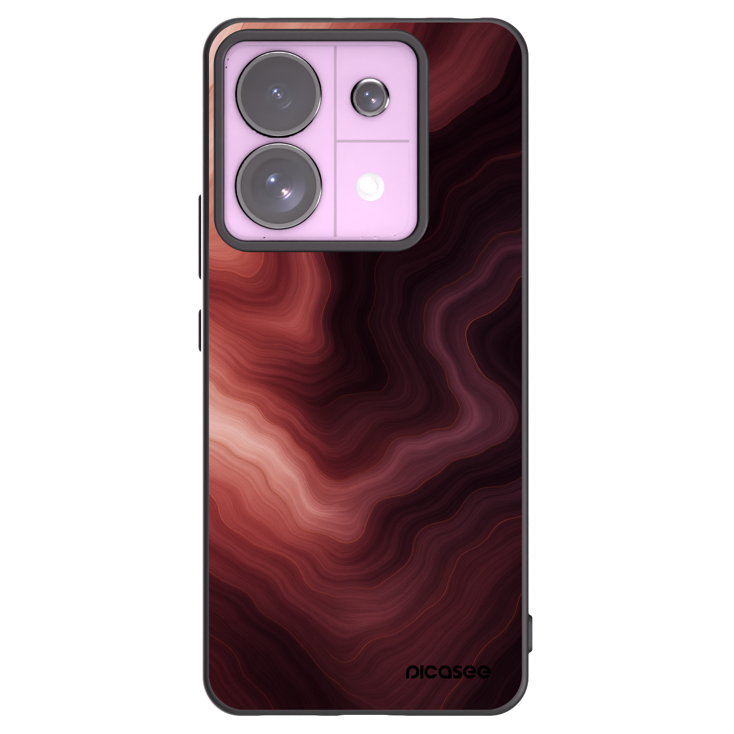 Picasee silikónový čierny obal pre Xiaomi Redmi Note 13 Pro 5G - Rouge