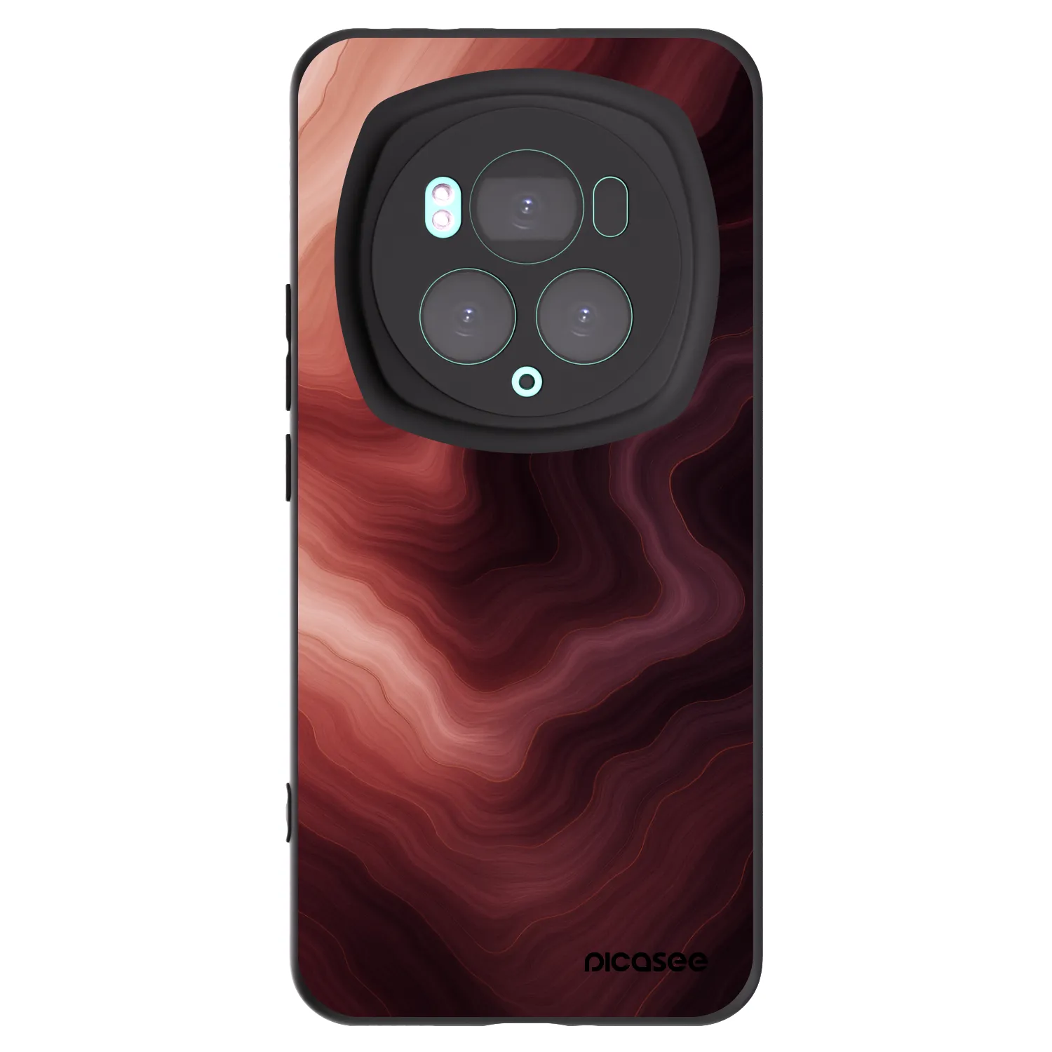 Picasee silikónový čierny obal pre Honor Magic6 Pro - Rouge