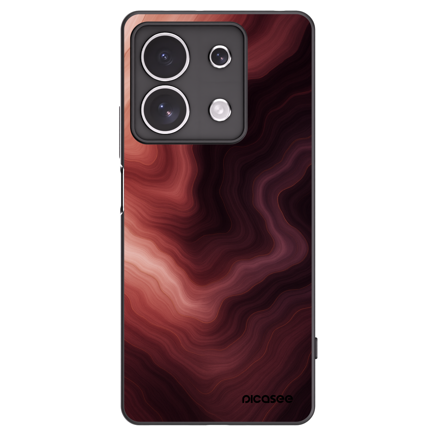 Picasee silikónový čierny obal pre Xiaomi Redmi Note 13 4G - Rouge