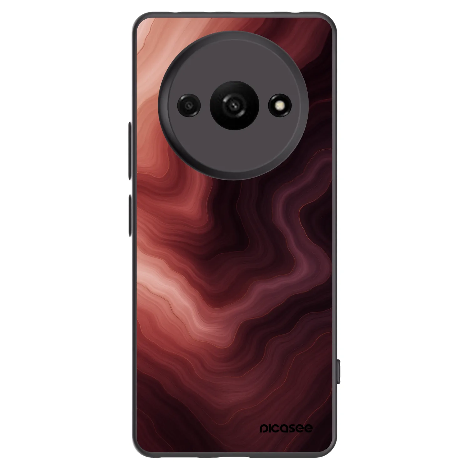 Picasee silikónový čierny obal pre Xiaomi Redmi A3 - Rouge