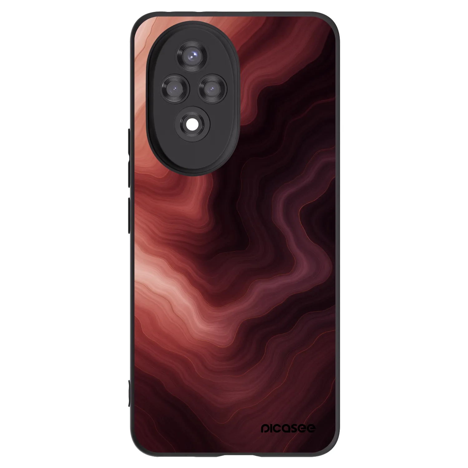 Picasee silikónový čierny obal pre Honor 200 Pro 5G - Rouge
