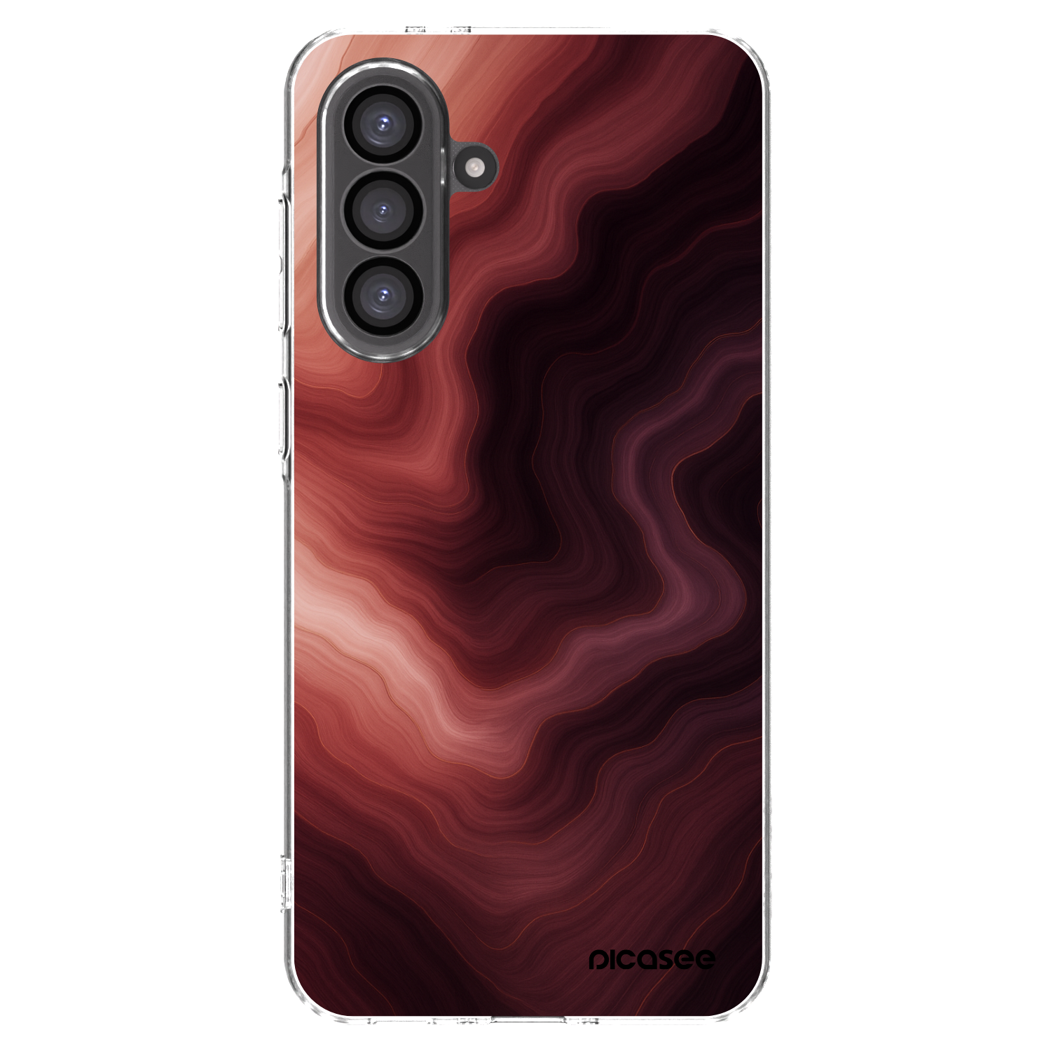 Picasee silikónový prehľadný obal pre Samsung Galaxy A36 5G - Rouge