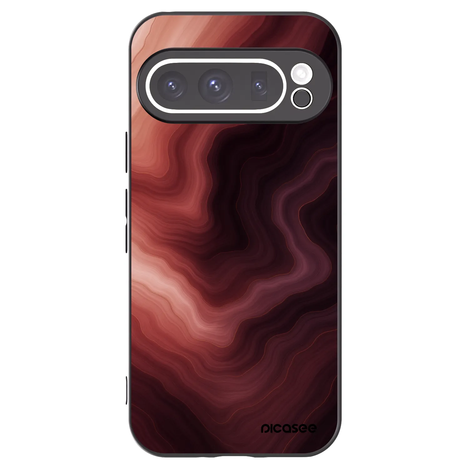 Picasee silikónový čierny obal pre Google Pixel 9 Pro - Rouge