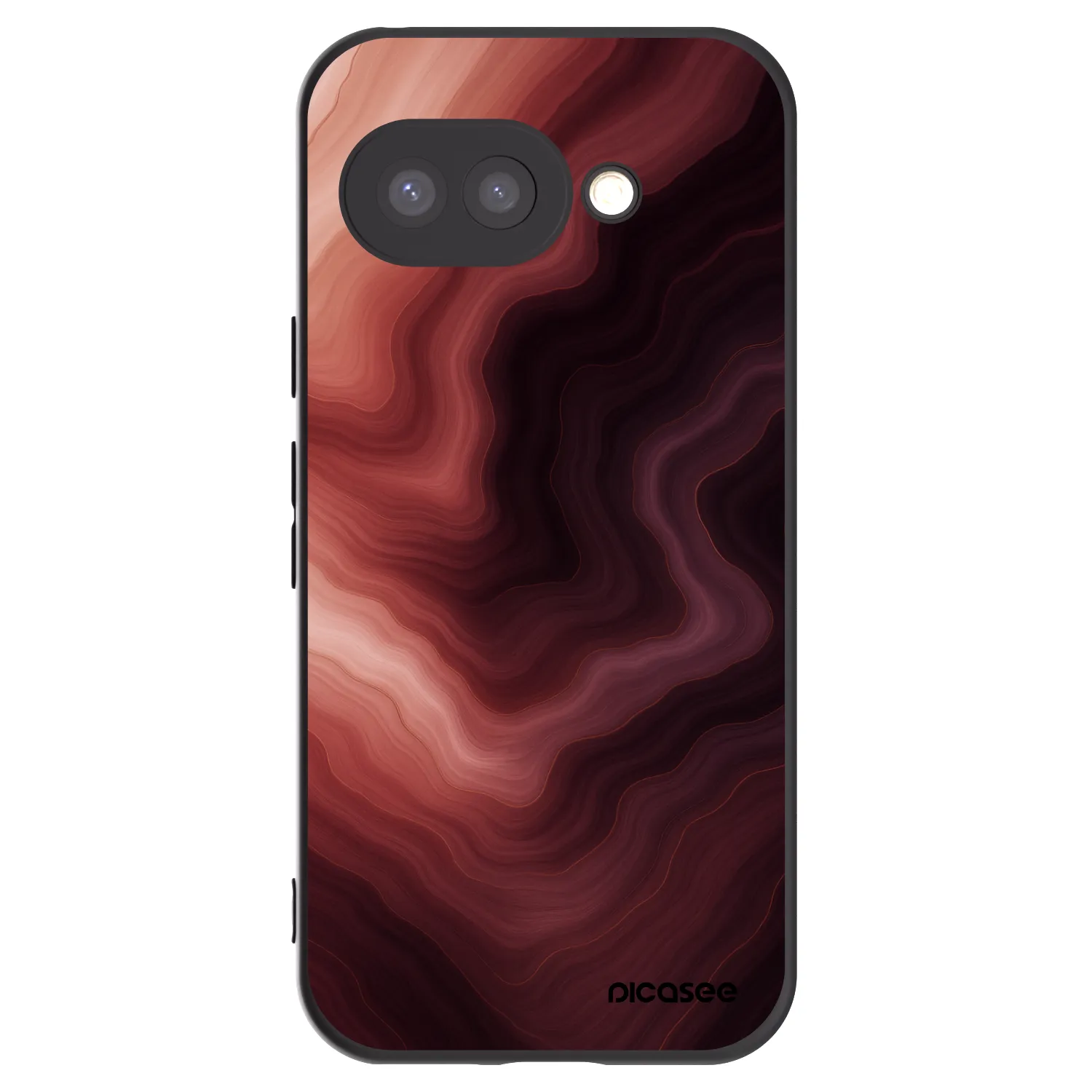 Picasee silikónový čierny obal pre Google Pixel 9a - Rouge