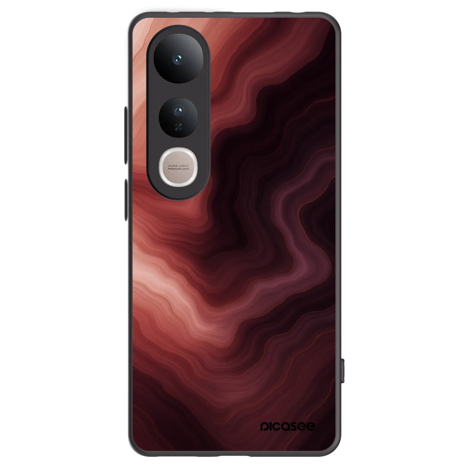 Picasee silikónový čierny obal pre Vivo V50 Lite 5G - Rouge