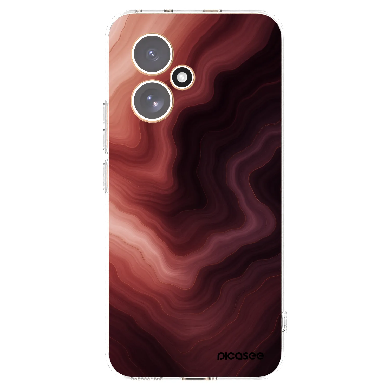 Picasee silikónový prehľadný obal pre Honor 400 5G - Rouge