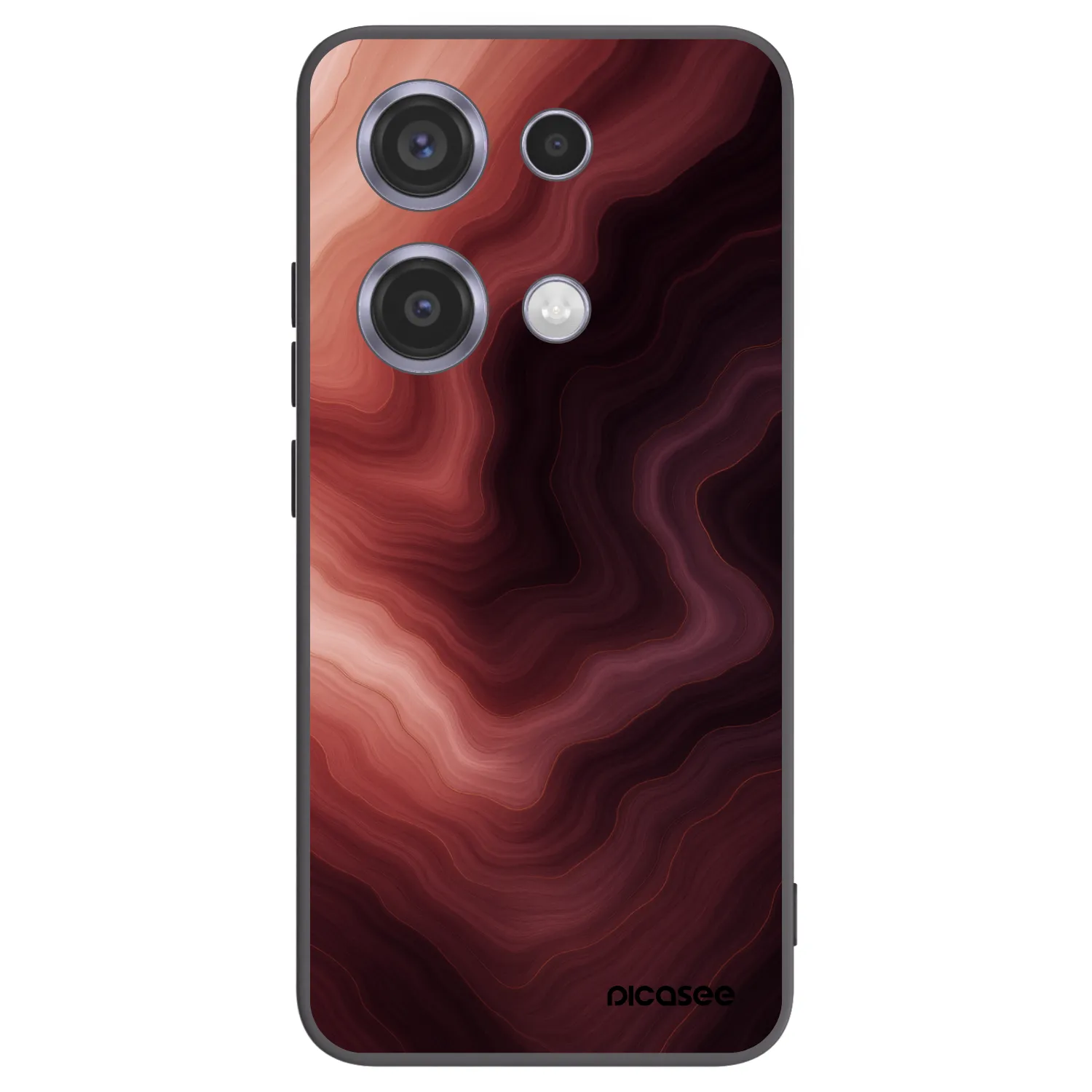 Picasee silikónový čierny obal pre Xiaomi Redmi Note 14S - Rouge