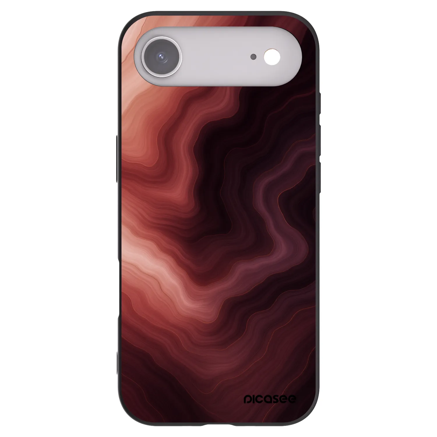 Picasee silikónový čierny obal pre Apple iPhone Air - Rouge