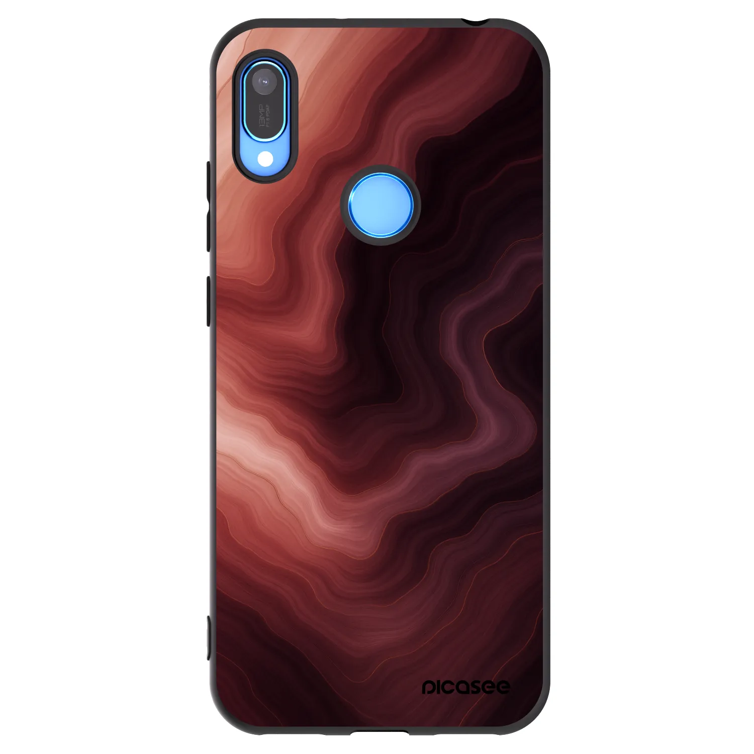 Picasee silikónový čierny obal pre Huawei Y6 2019 - Rouge
