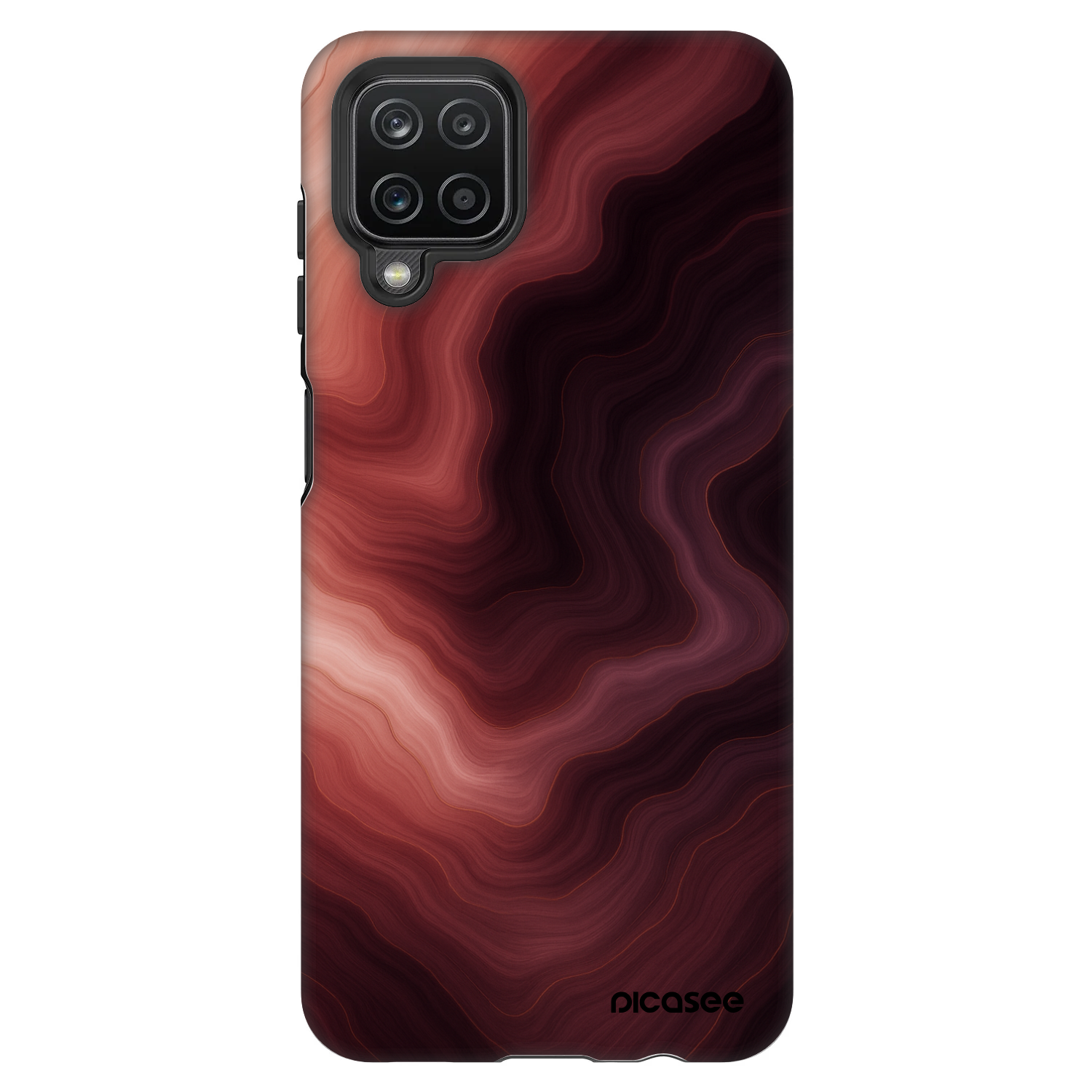 Picasee Fashion Case pre Samsung Galaxy A12 A125F - Rouge