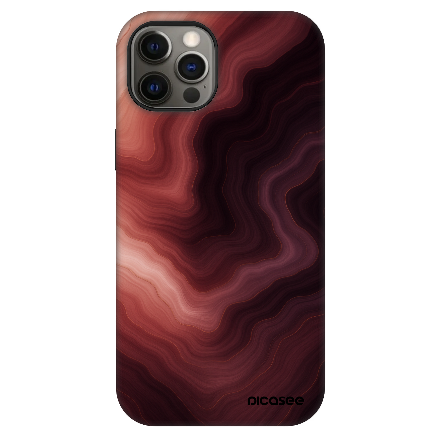 Picasee Fashion Case MagSafe pre Apple iPhone 12 - Rouge